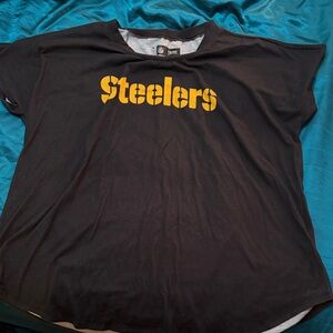NFL Team Apparel Black and Gray Shirt
